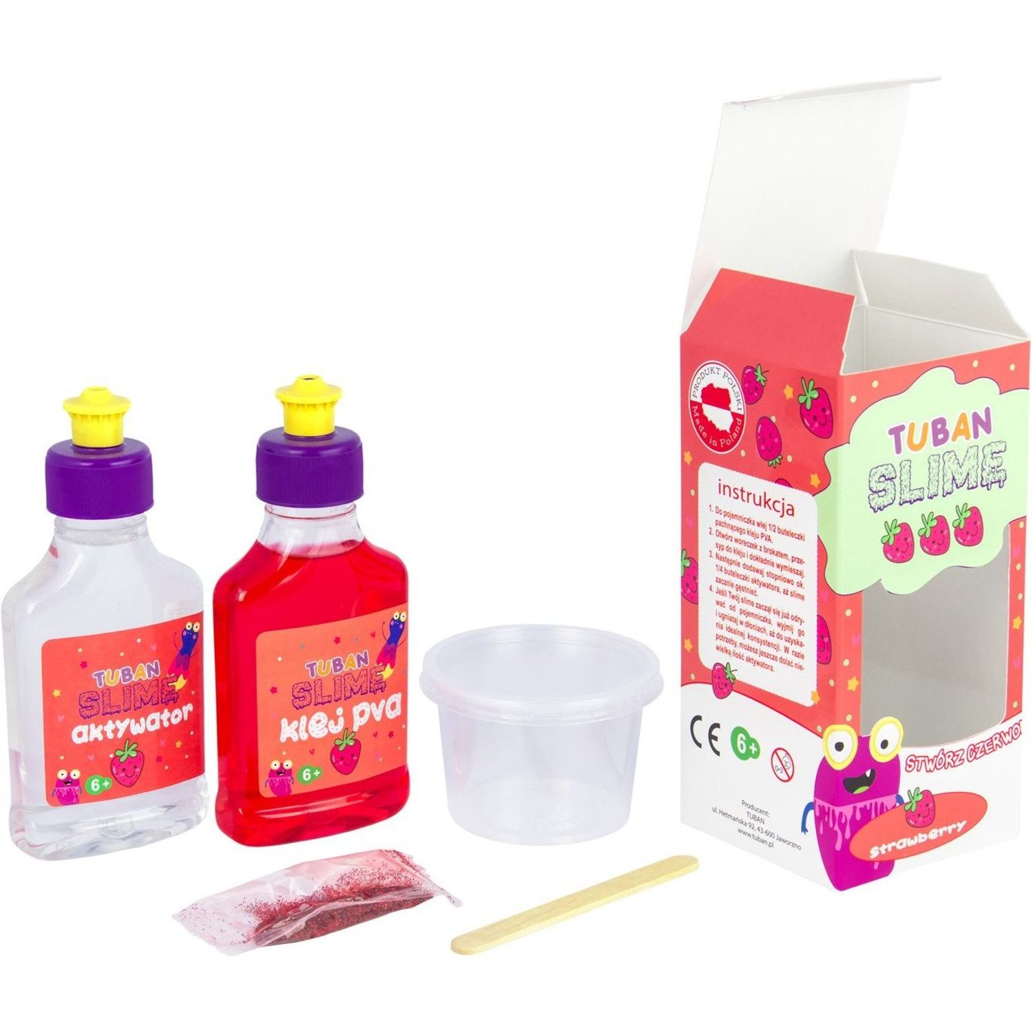 Slime Set DIY &acirc; Capsuna Tuban TU3139 fotografia produsului View 2 L