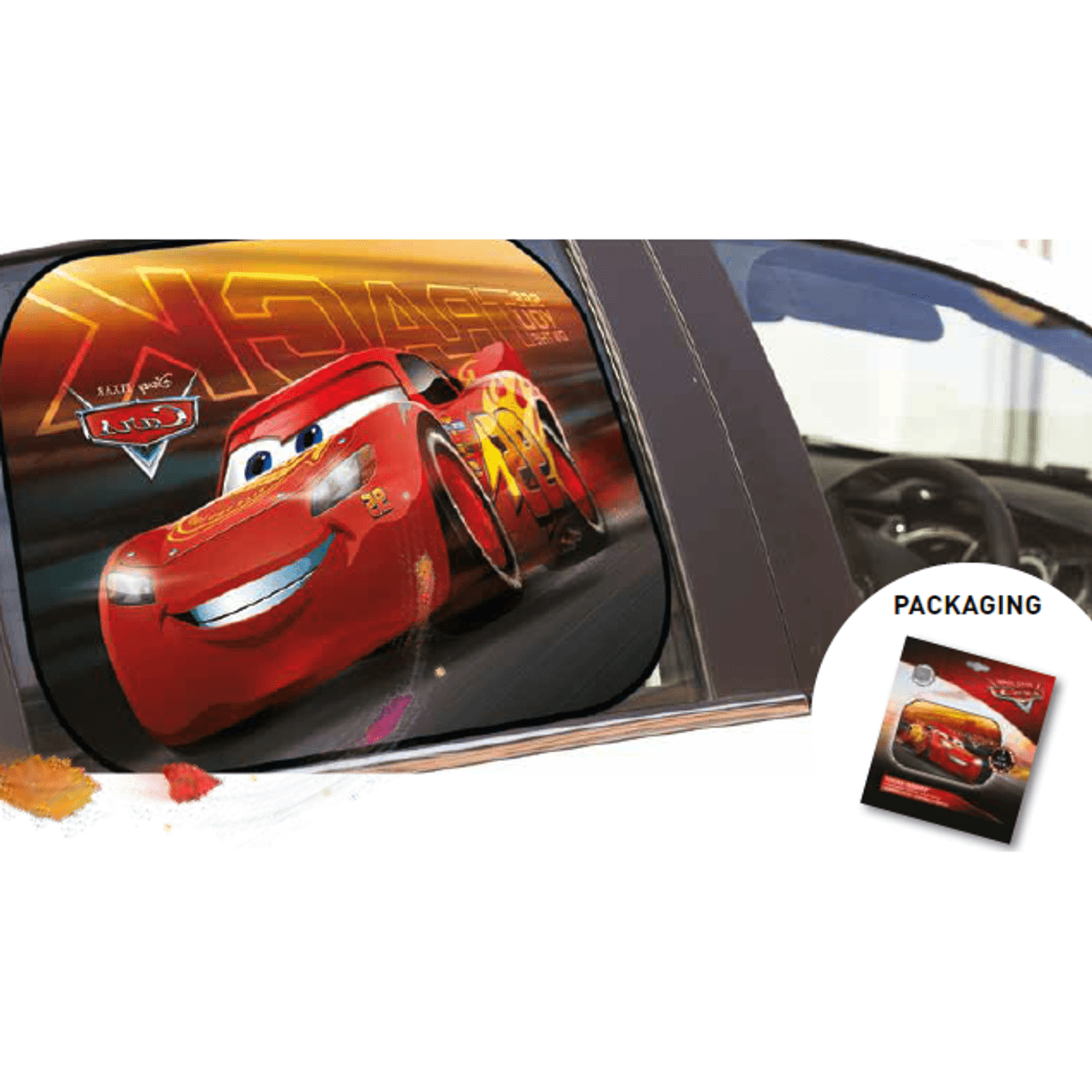 Parasolar auto Maxi Cars 3 Disney CZ10249 fotografia produsului View 3 L