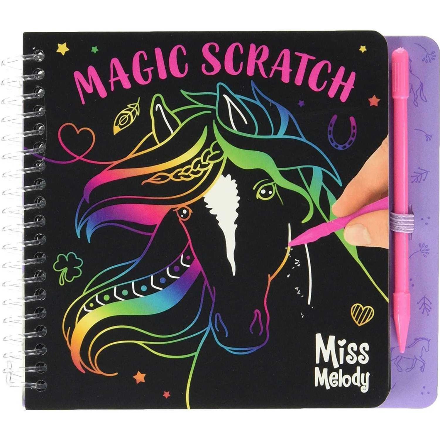 Carte Mini Magic Scratch Miss Melody Depesche PT10709 fotografia produsului View 2 L