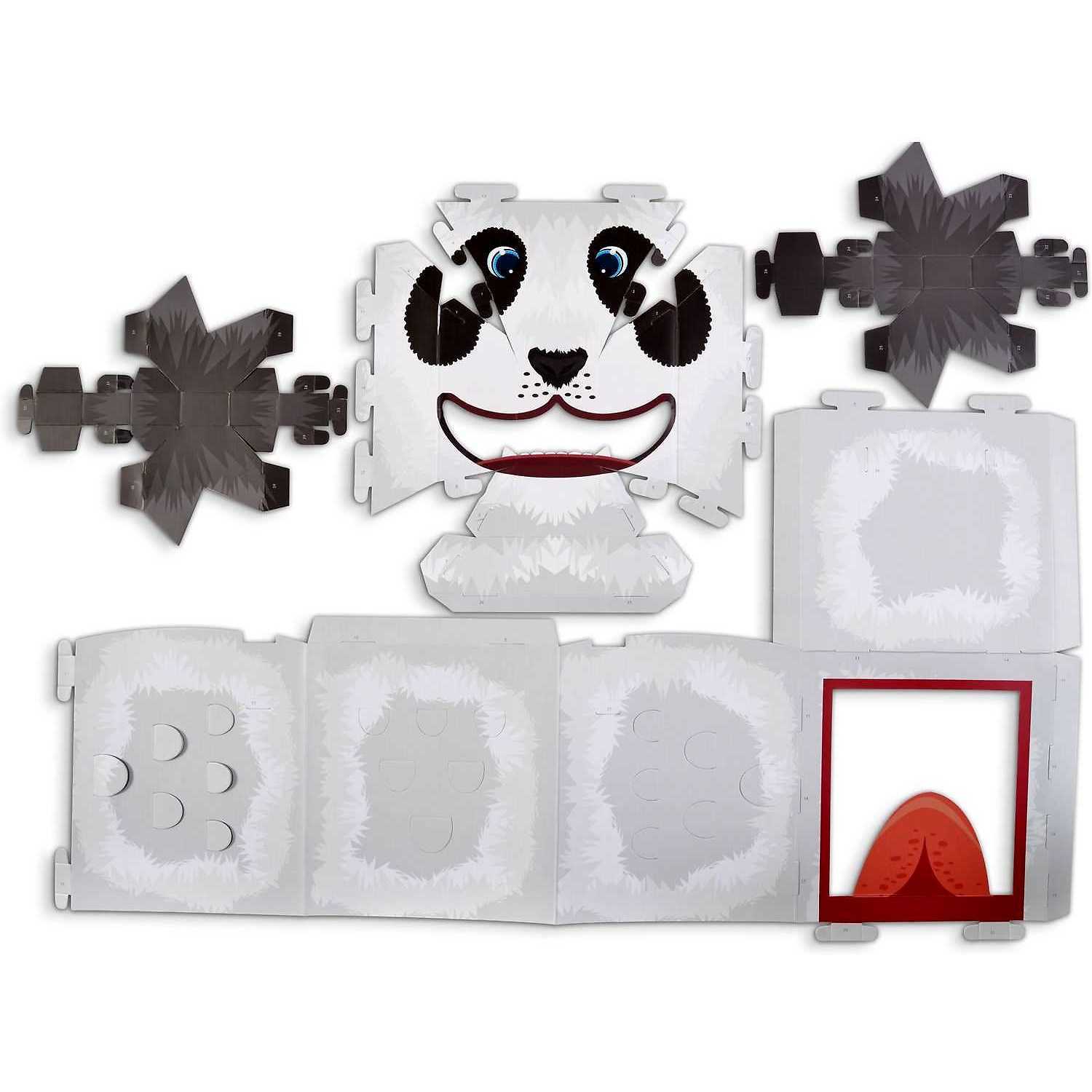 Masca 3D Panda Fiesta Crafts FCT-3041 fotografia produsului View 9 L