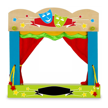 Teatru de papusi pentru marionete de deget Fiesta Crafts FCT-2749