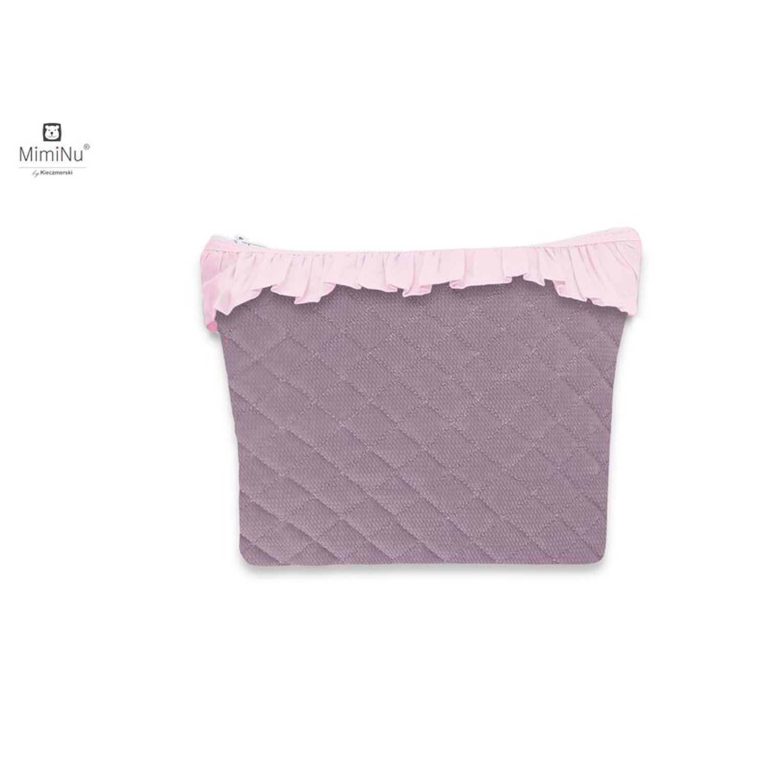 MimiNu - Geanta matlasata pentru cosmetice, 30x24 cm, Heather fotografia produsului View 2 L
