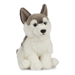 Catelus de plus Husky 24 cm Living Nature KCAN461 fotografia produsului