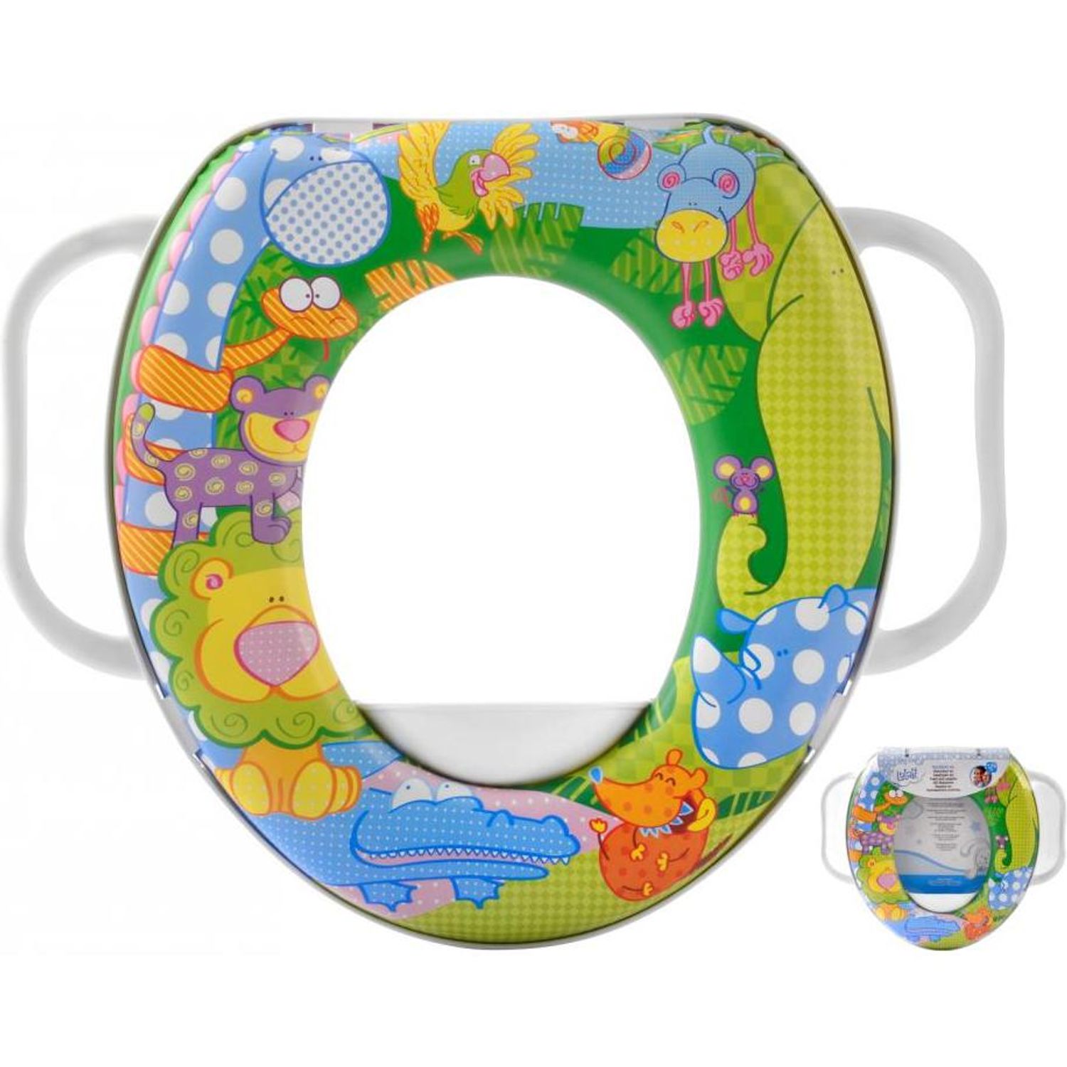 Reductor WC captusit cu manere Animals Lulabi 9090100 fotografia produsului View 5 L
