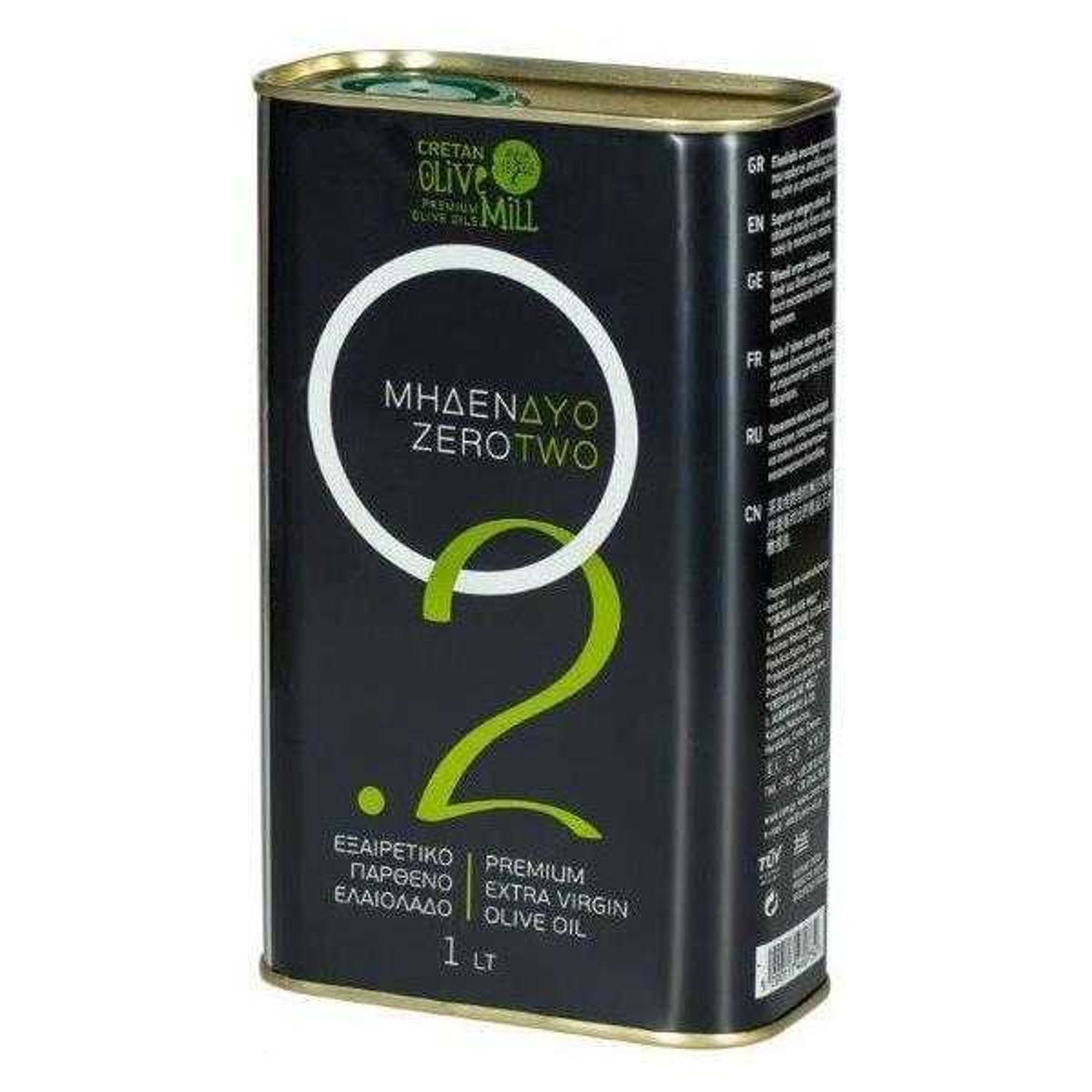 Ulei de masline extravirgin, O2 1 L Cretan Mill AB001 fotografia produsului View 2 L