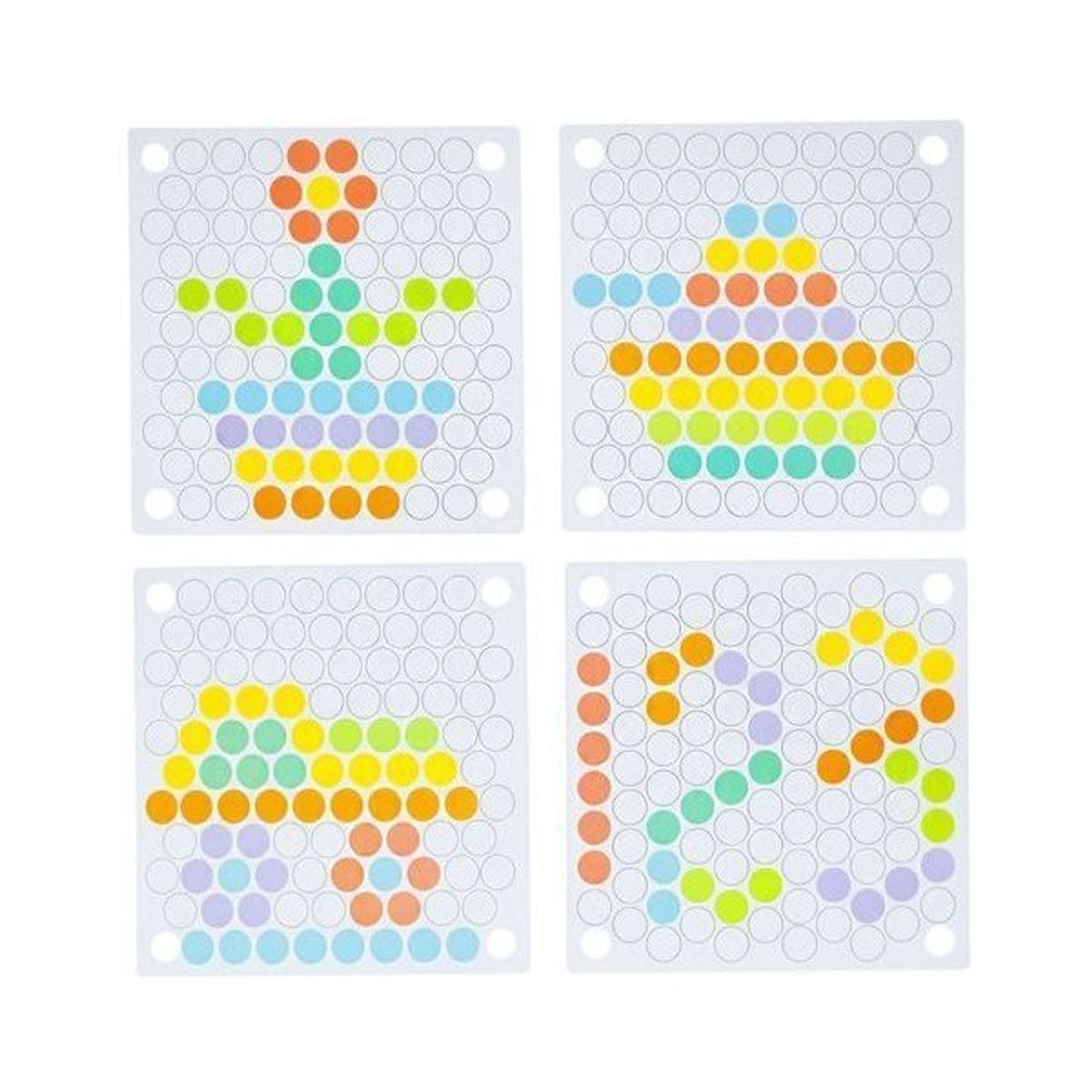 Joc educativ Mozaic cu bile din lemn Iso Trade MY17389 fotografia produsului View 7 L
