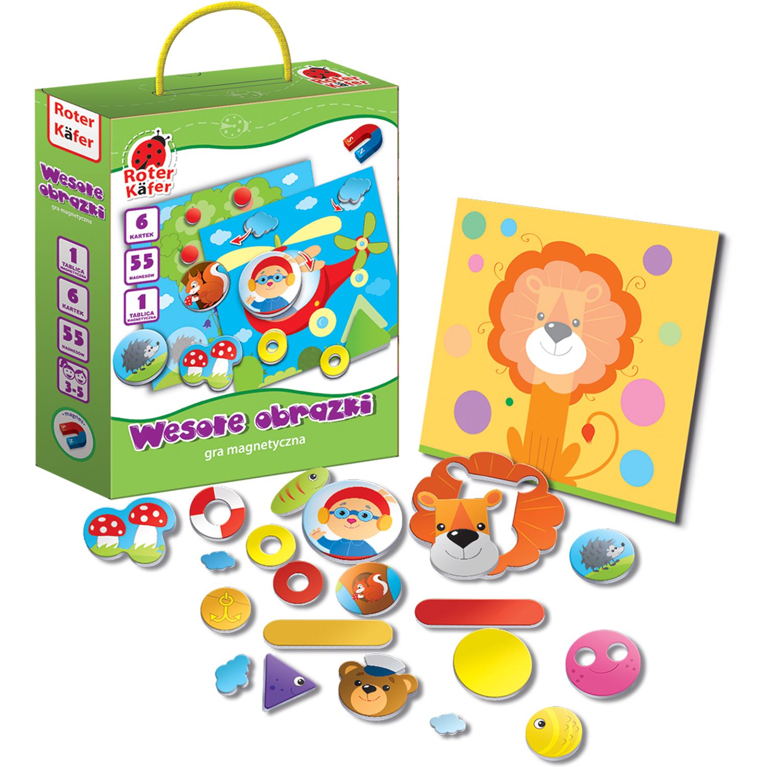 Joc educativ mozaic magnetic Roter Kafer RK2010-04 fotografia produsului View 2 L