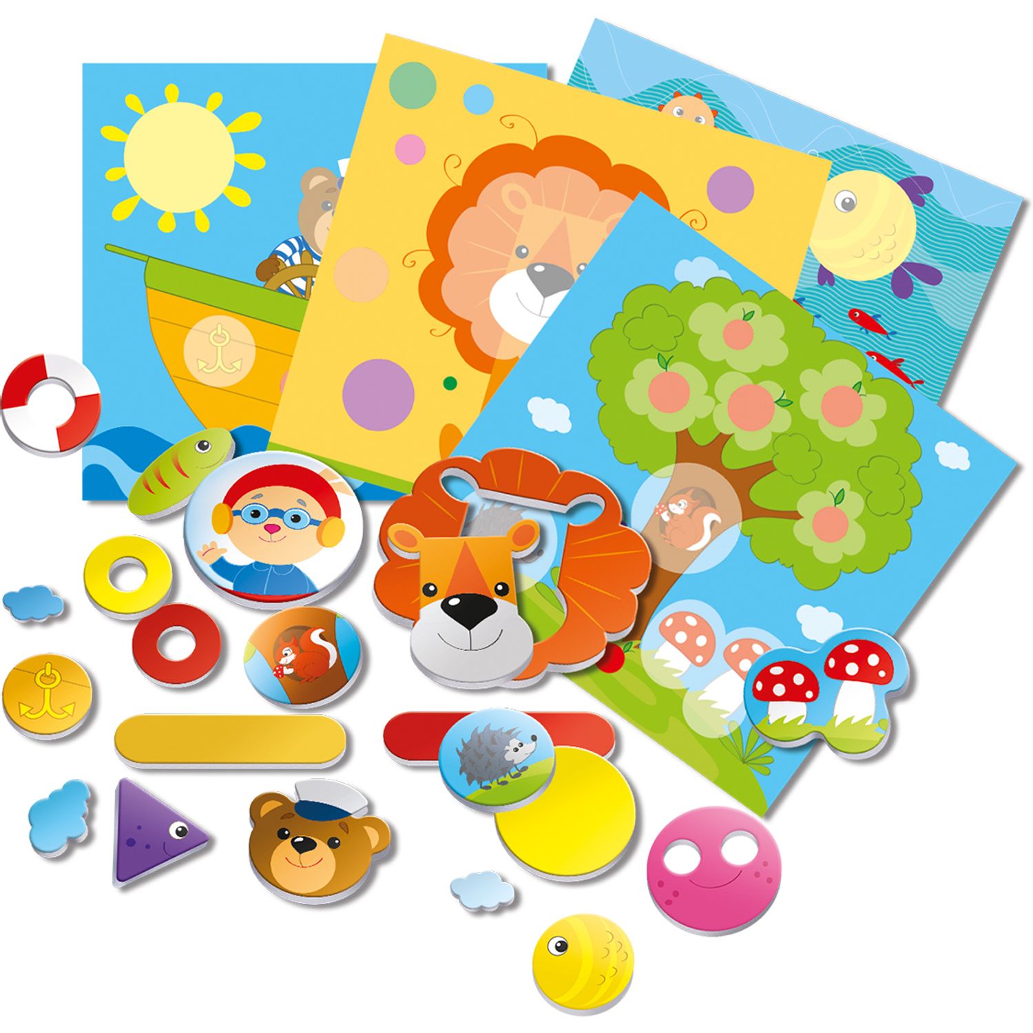 Joc educativ mozaic magnetic Roter Kafer RK2010-04 fotografia produsului View 3 L