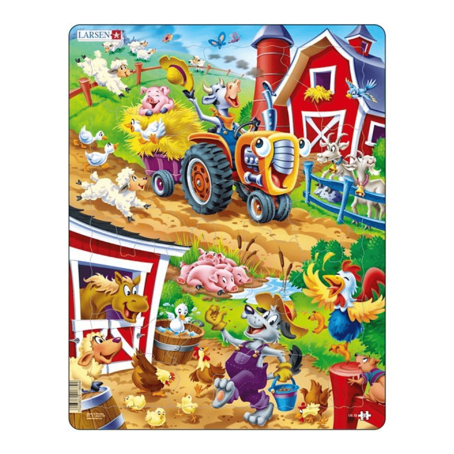 Puzzle Ferma, 22 Piese Larsen LRUS15 fotografia produsului