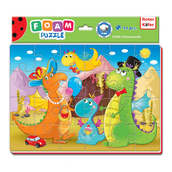 Puzzle funny dino 24 piese roter kafer rk1201-09