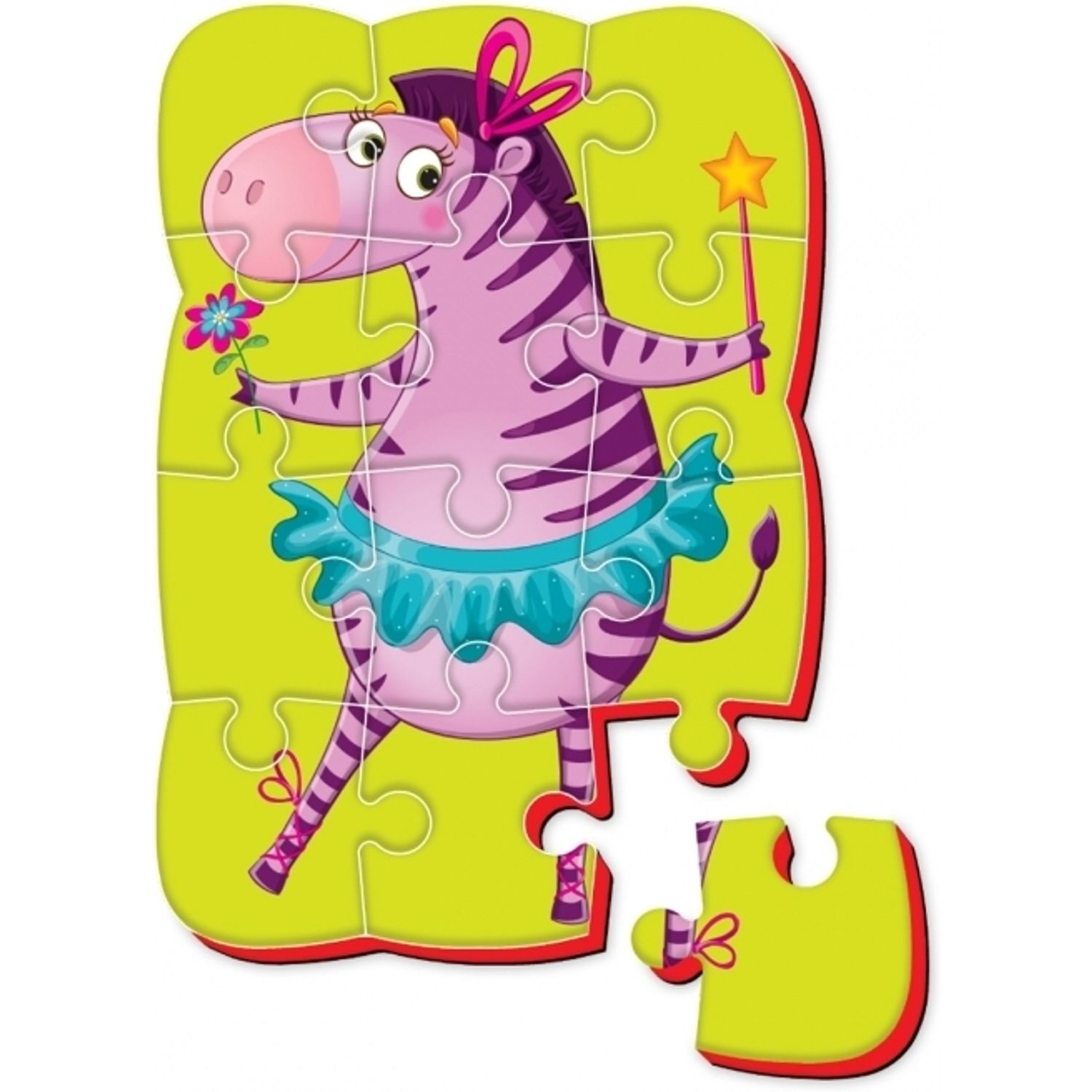Puzzle magnetic A5 Zebra Roter Kafer RK1302-01 fotografia produsului View 4 L