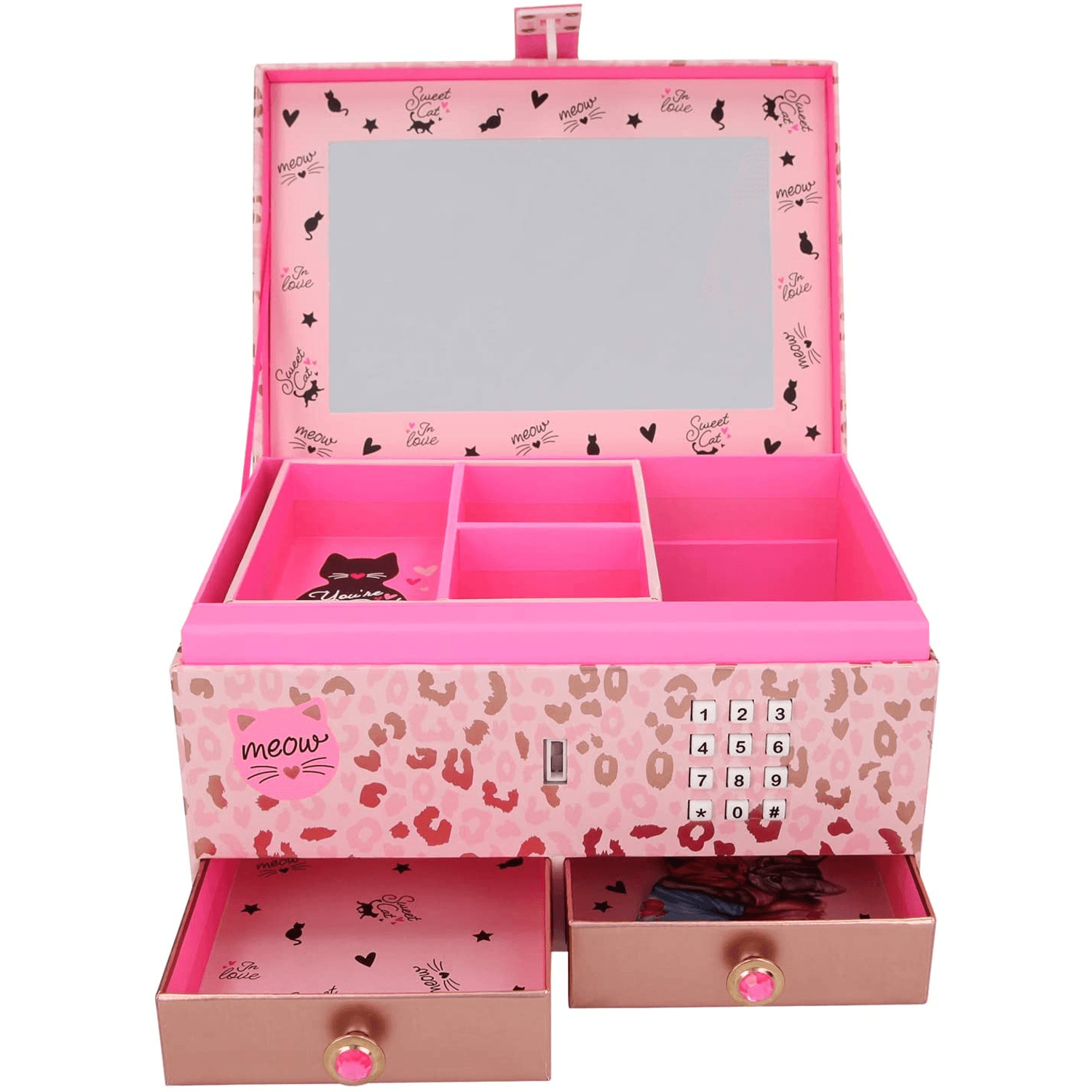 Cutie de Bijuterii mare cu cod Miju Top Model Depesche PT10864 fotografia produsului View 4 L