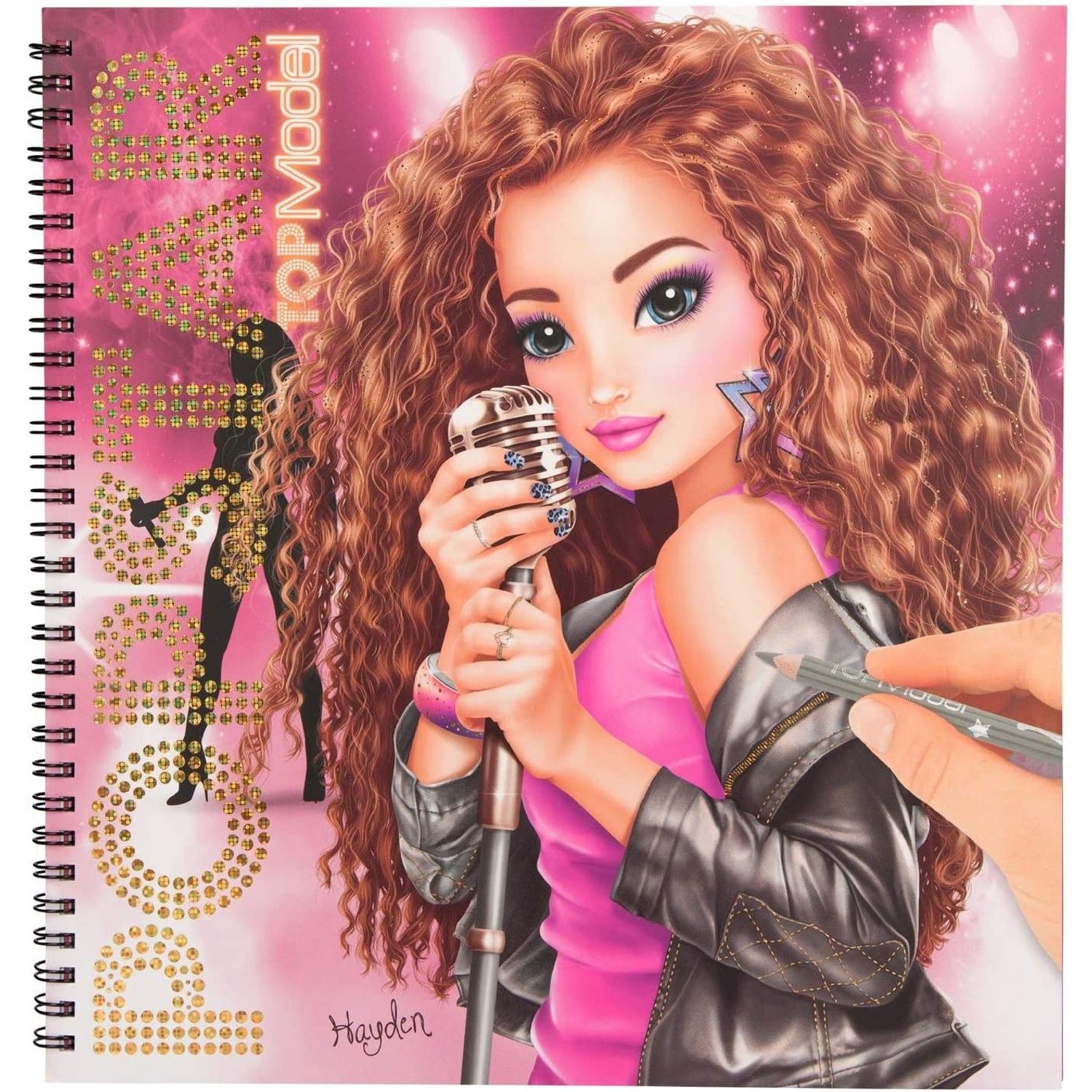 Carte de colorat Popstar Top Model Depesche PT10900 fotografia produsului View 2 L
