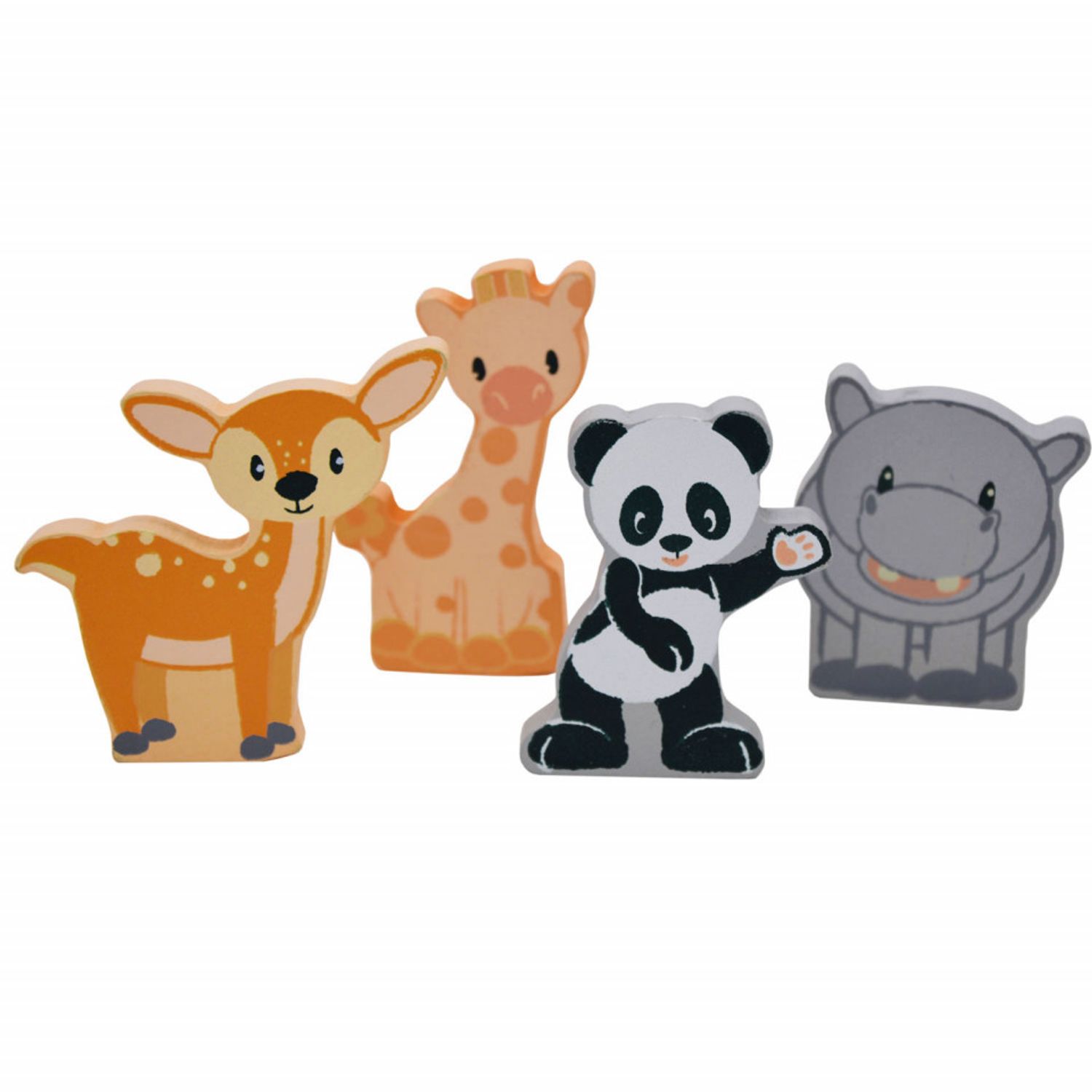 Studio Circus Set trenulet din lemn cu animale fotografia produsului View 4 L