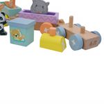 Studio Circus Set trenulet din lemn cu animale fotografia produsului View 5 S