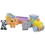 Studio Circus Set trenulet din lemn cu animale fotografia produsului View 2 S