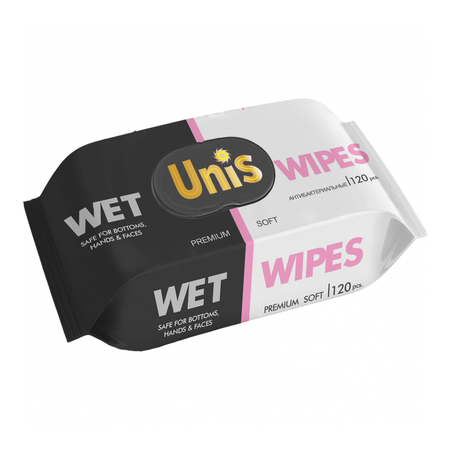 Set 120 Servetele umede antibacteriene Unis IV3175 fotografia produsului