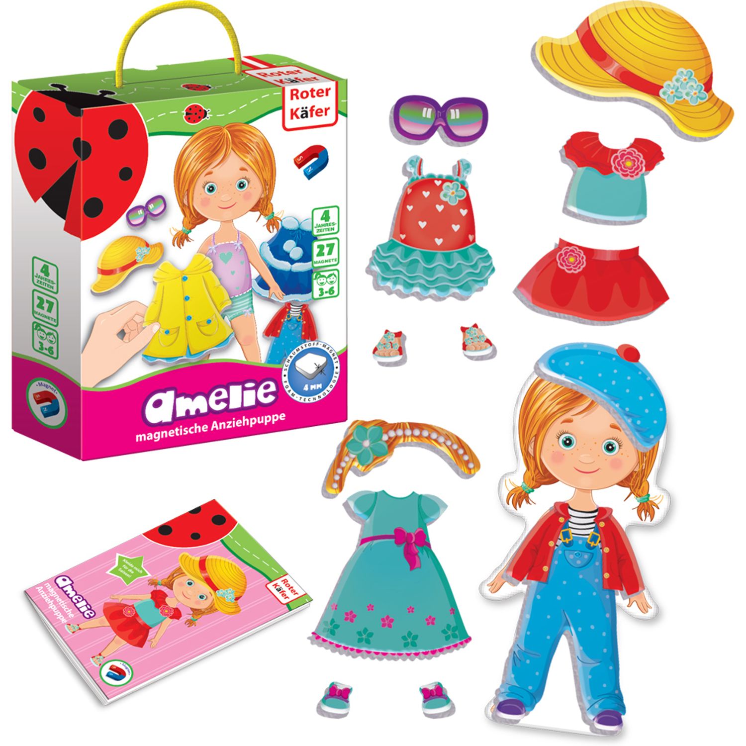Joc educativ magnetic Amelie Roter Kafer RK2010-02 fotografia produsului View 2 L