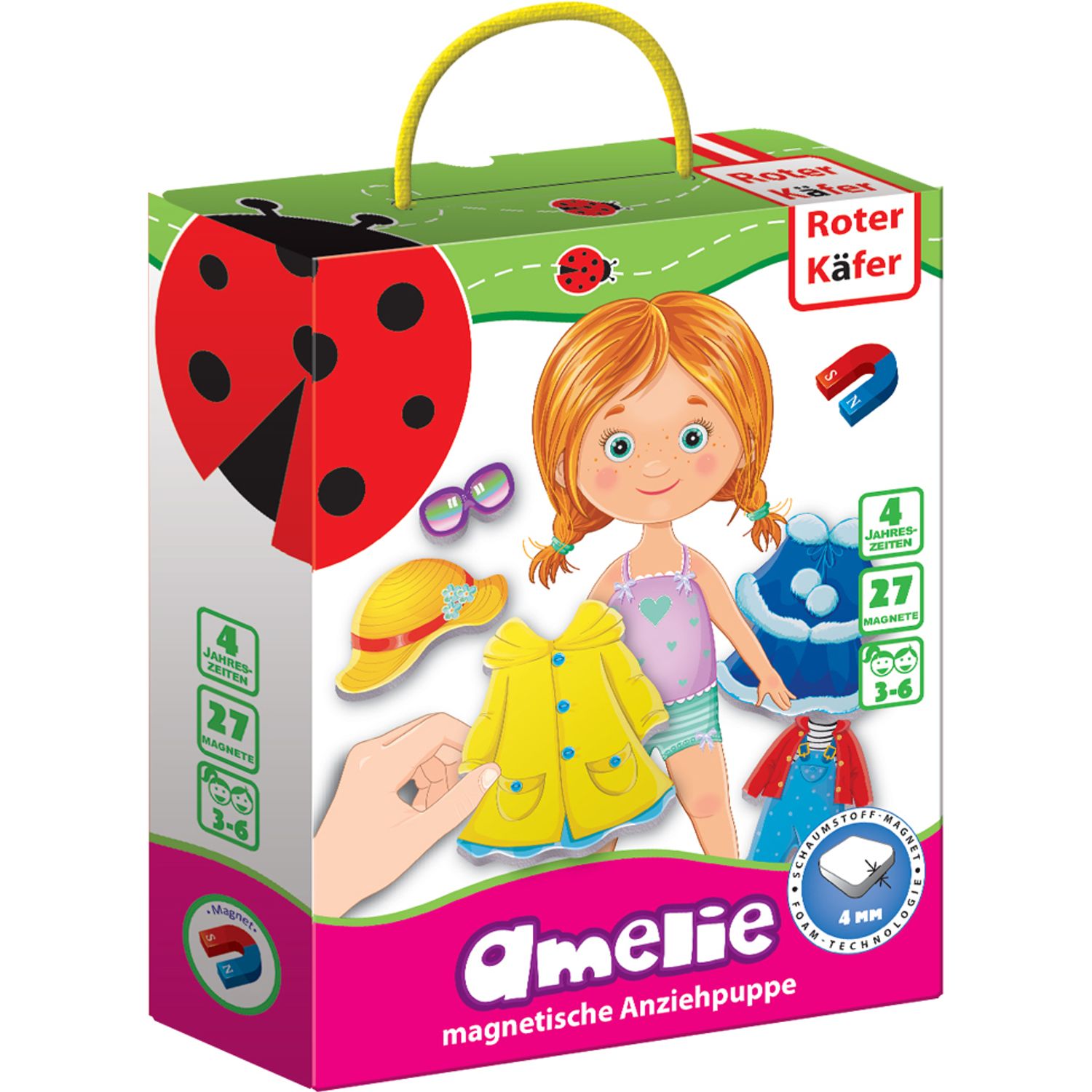 Joc educativ magnetic Amelie Roter Kafer RK2010-02 fotografia produsului View 3 L