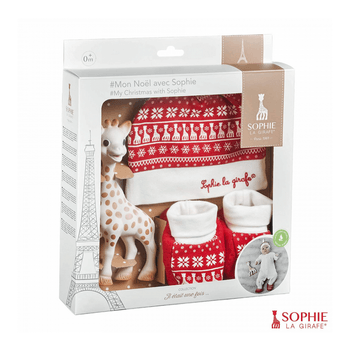Set cadou sophie la girafe âcrÄciunul meu cu sophieâ