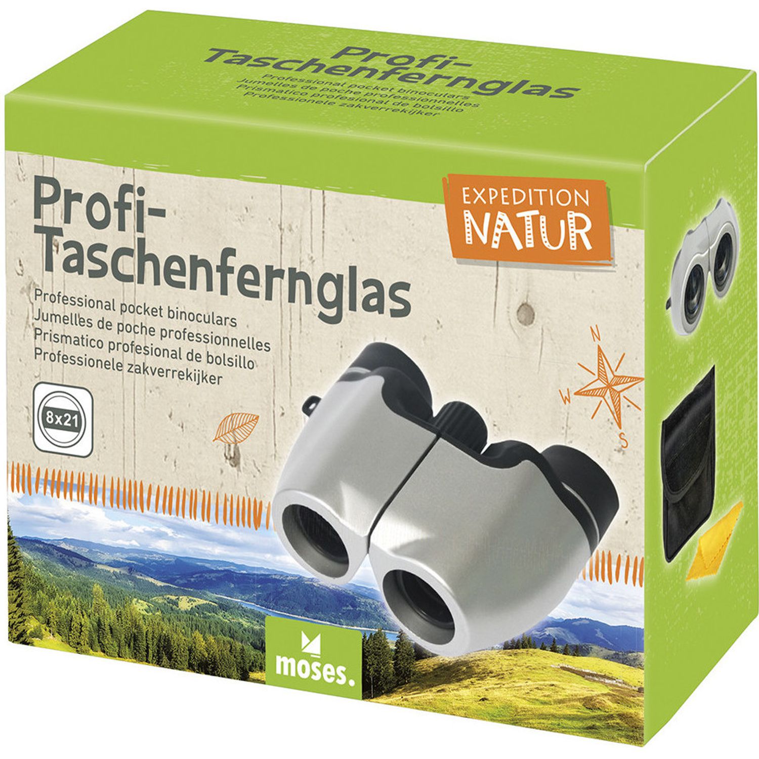 Binoclu profesional de buzunar Expedition Natur Moses MS09738 fotografia produsului View 4 L