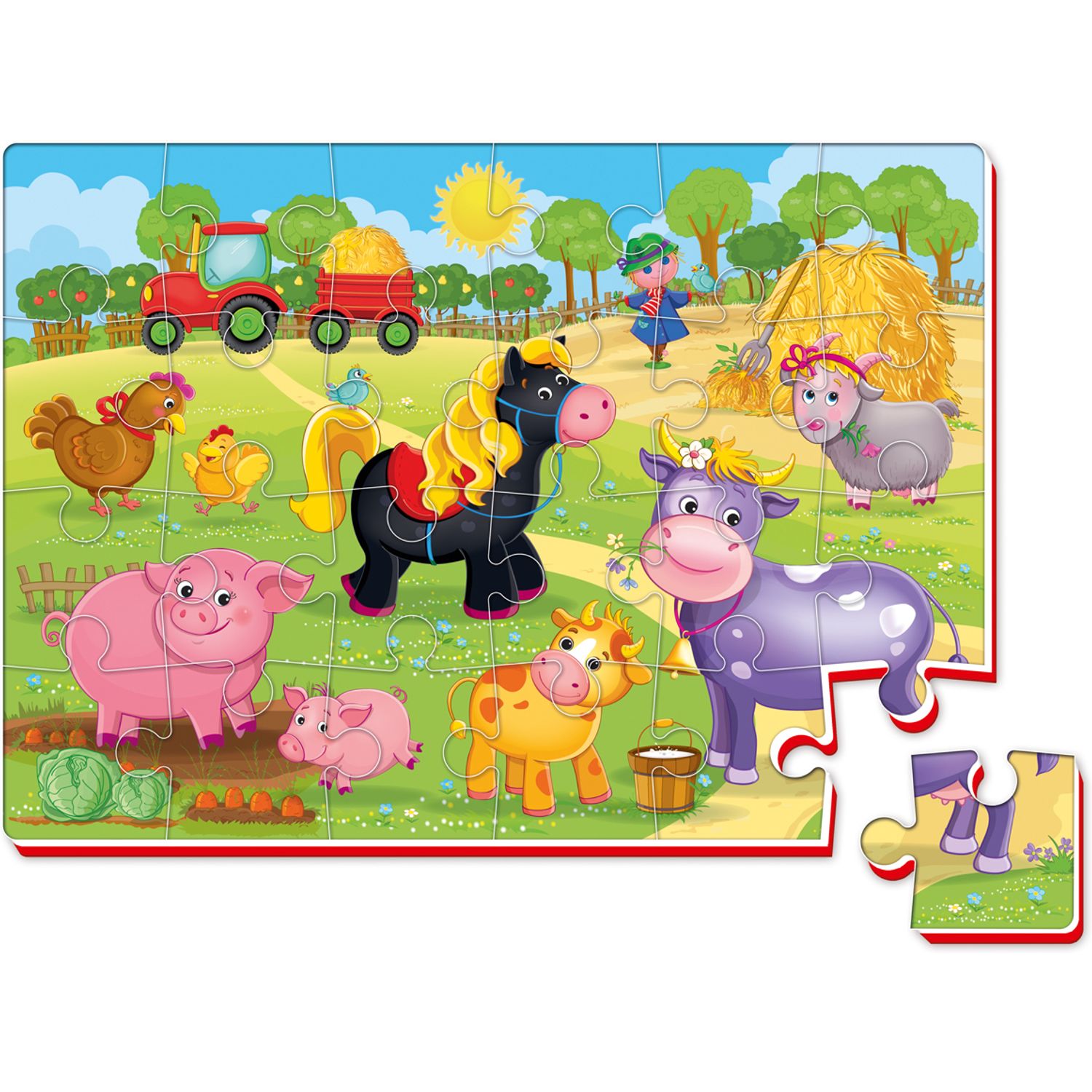 Puzzle Ferma 24 piese Roter Kafer RK1201-05 fotografia produsului View 3 L