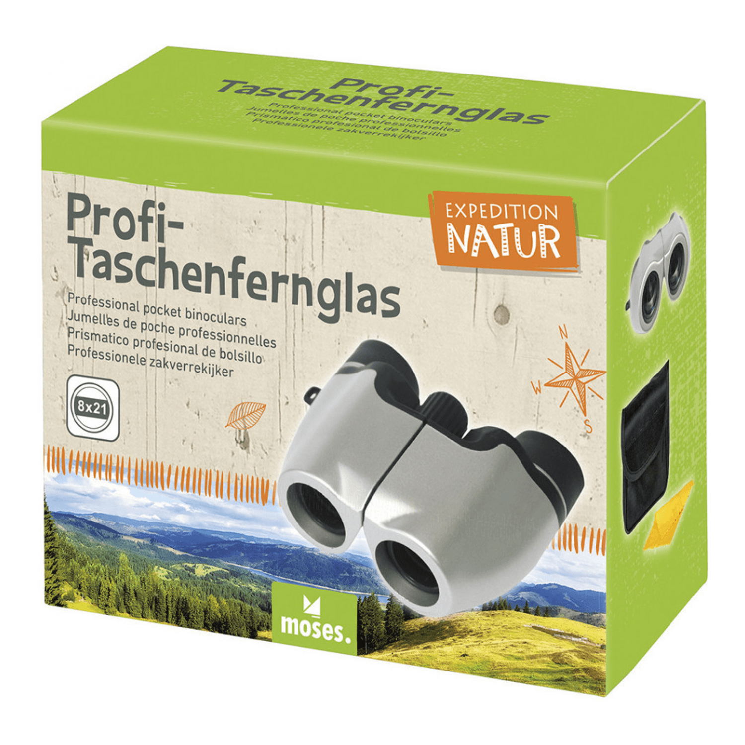 Binoclu profesional de buzunar Expedition Natur Moses MS09738 fotografia produsului