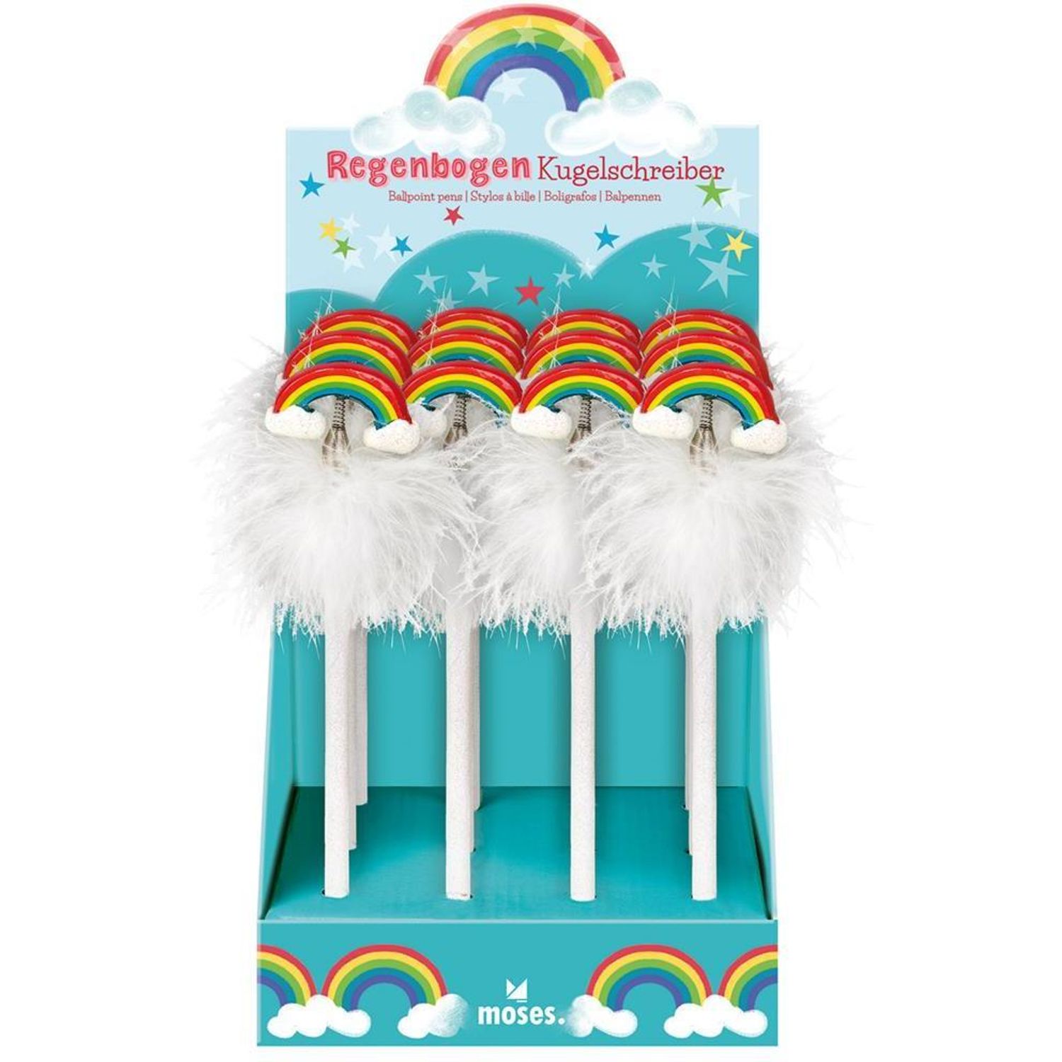Pix Curcubeu cu PomPom Moses MS26183 fotografia produsului View 3 L