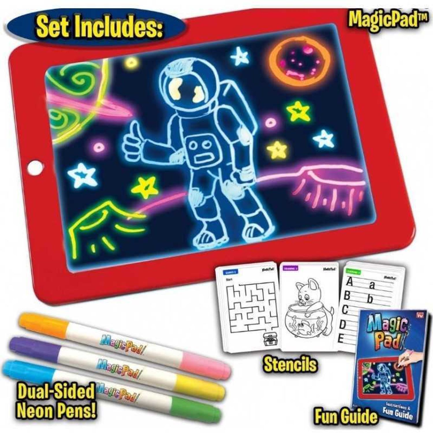 Tabla de desen cu efecte luminoase Magic Pad Cosmolino MP33269 fotografia produsului View 3 L