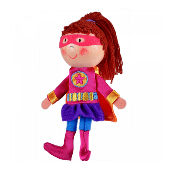 Marioneta pentru deget fata supererou fiesta crafts fcg-1052