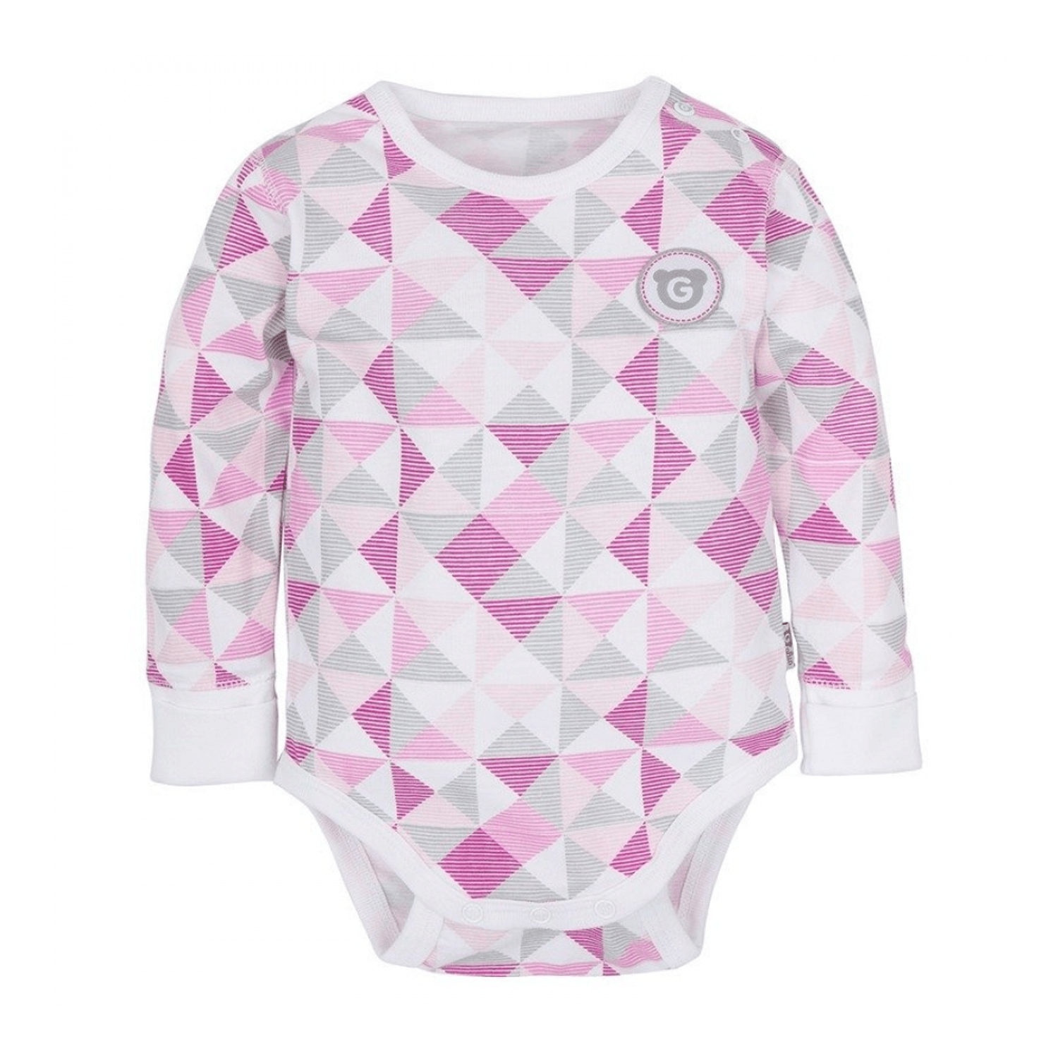 Gmini Body cu maneca lunga Plus Pink- Figuri Geometrice fotografia produsului