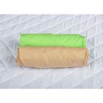 BabyNeeds - Set 2 cearceafuri cu elastic 140x70 cm, Cappuccino+Verde fotografia produsului View 2 S