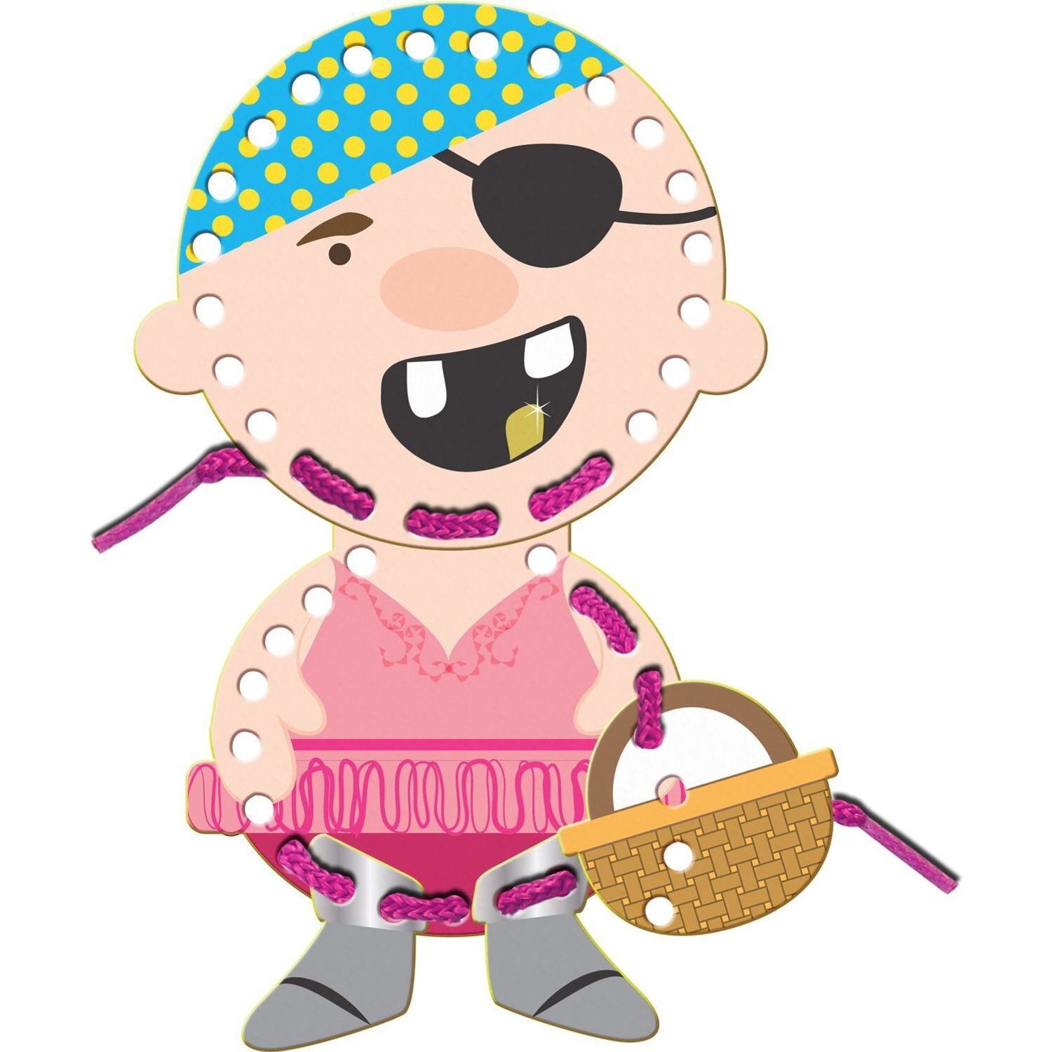Joc creativ de cusut Personaje Fiesta Crafts FCT-2808 fotografia produsului View 4 L