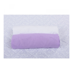 BabyNeeds - Set 2 cearceafuri cu elastic 120x60 cm, Alb+Lila fotografia produsului