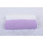 BabyNeeds - Set 2 cearceafuri cu elastic 140x70 cm, Alb+Lila fotografia produsului View 2 S