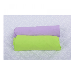 BabyNeeds - Set 2 cearceafuri cu elastic 140x70 cm, Lila+Verde fotografia produsului