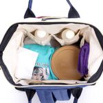 Rucsac multifunctional mamici Colors Bambinice BN031_Bej/Albastru/Rosu fotografia produsului View 3 S
