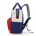 Rucsac multifunctional mamici Colors Bambinice BN031_Bej/Albastru/Rosu fotografia produsului View 4 S