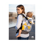 Luna Dream - Marsupiu ergonomic 2 in 1, Yellow Triangles fotografia produsului