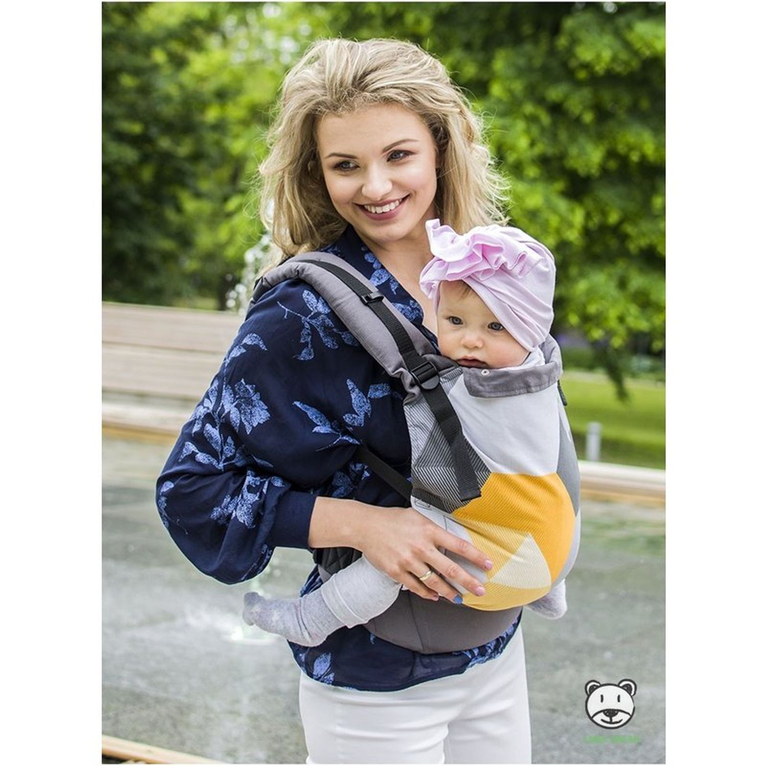 Luna Dream - Marsupiu ergonomic 2 in 1, Cube fotografia produsului View 2 L
