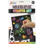 Set fise razuibile Holographic Scratch Art Grafix GR220002_Curcubeu fotografia produsului View 2 S