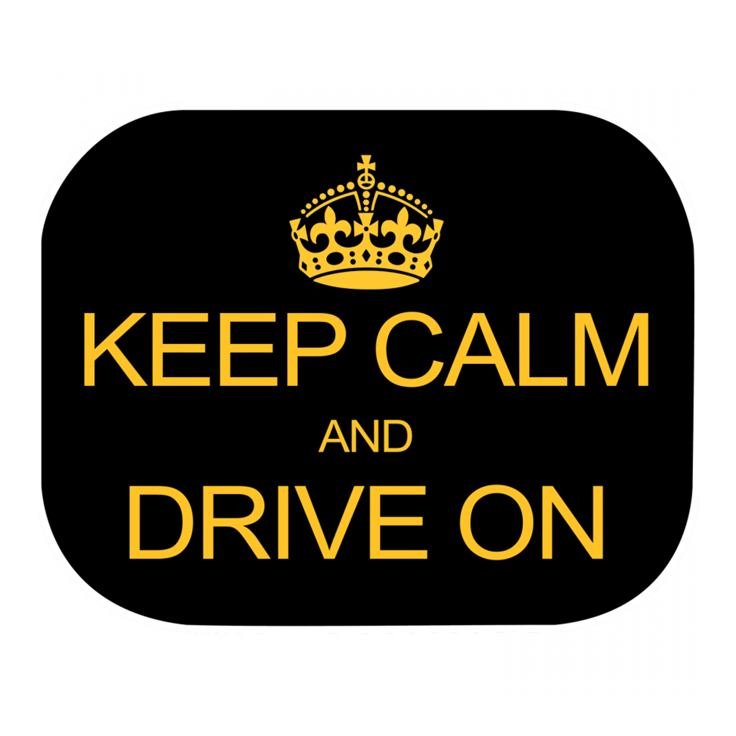 Set 2 parasolare Keep Calm and Drive On Eurasia 10940 fotografia produsului