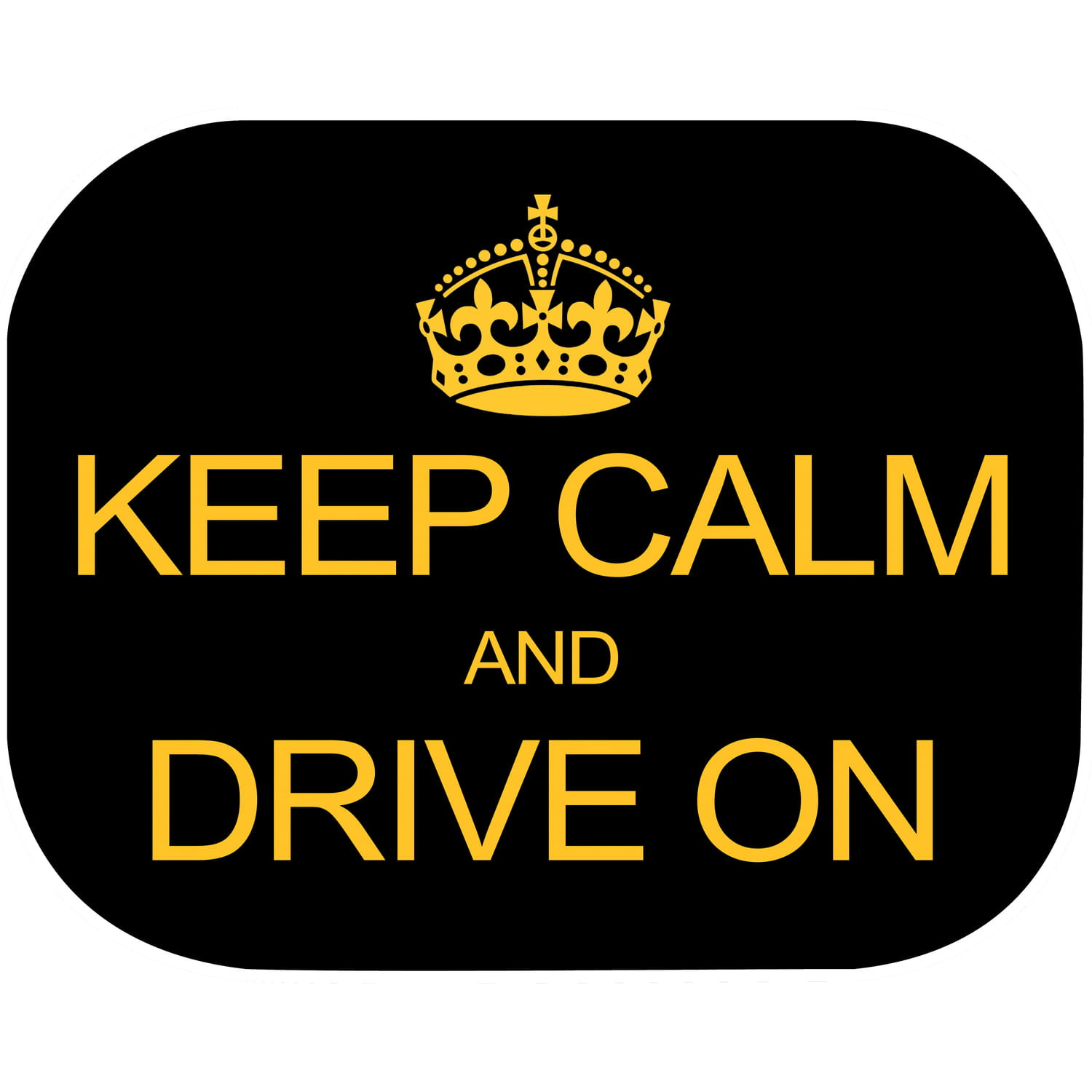 Set 2 parasolare Keep Calm and Drive On Eurasia 10940 fotografia produsului View 2 L