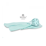 MimiNu - Prosop cu gluga 100x100 cm, Ice mint/Peonie mint fotografia produsului
