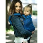 Luna Dream - Marsupiu ajustabil Big Herringbone, Light Blue fotografia produsului View 2 S