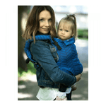 Luna Dream - Marsupiu ajustabil Big Herringbone, Light Blue fotografia produsului