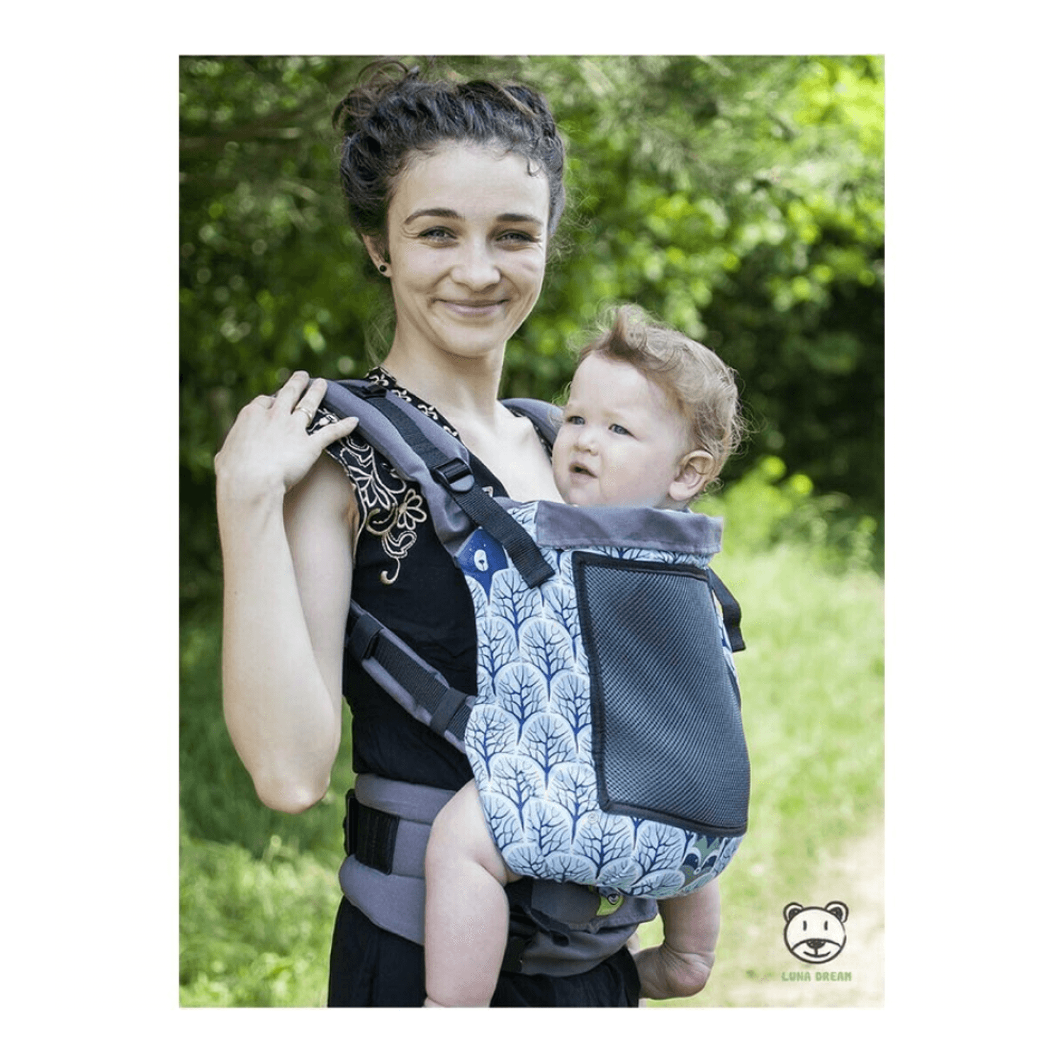 Luna Dream - Marsupiu ajustabil Grow Up Air, Forest Mint fotografia produsului