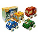 Lean Toys - Set 4 masinute moi fotografia produsului View 2 S