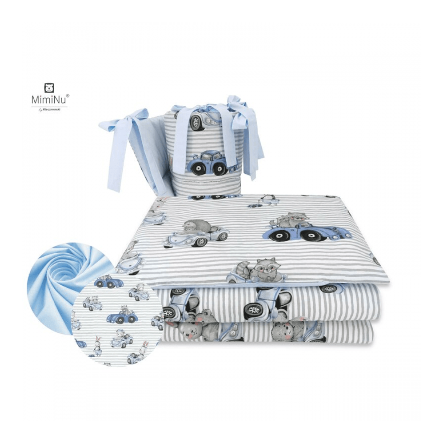 MimiNu - Set 3 piese patut, Old Road Blue fotografia produsului