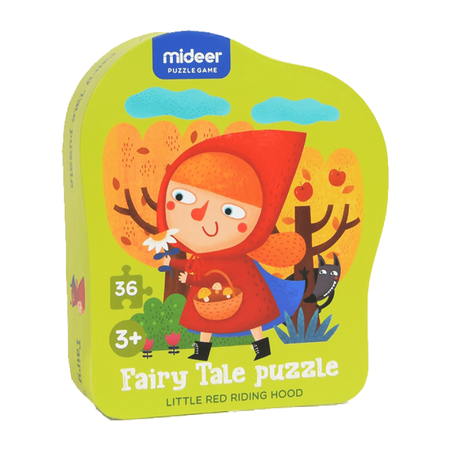 Puzzle poveste &acirc; Scufita rosie, 36 piese Mideer MD3061 fotografia produsului